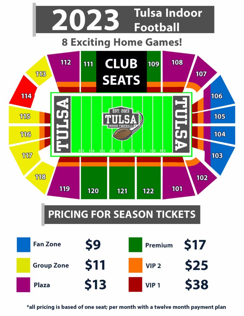 Season Tickets Tulsa Indoor Football
